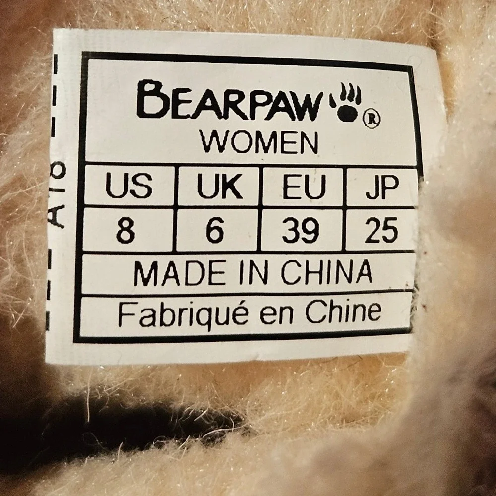 Bearpaw Rosie Womens 8 Hickory Brown Suede Knit Buckle Mid Calf Boots 02754-00 *